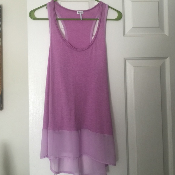 Lavender hi lo tank from splendid