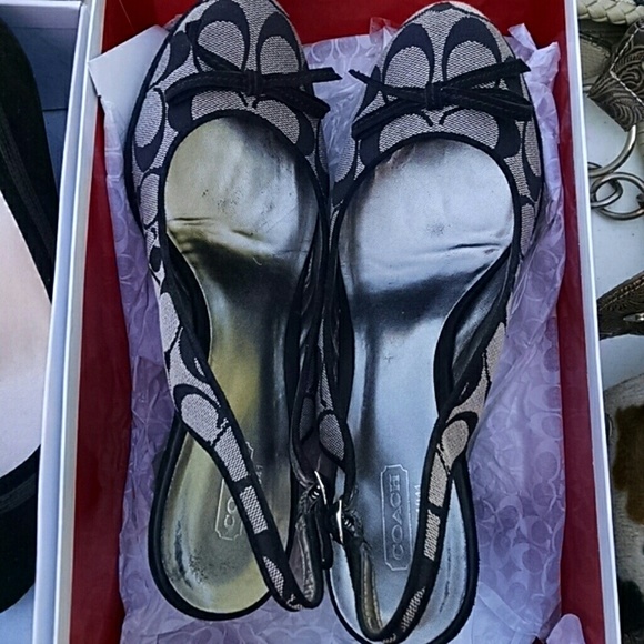 Coach wedge heels