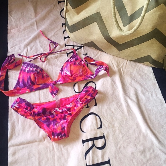 Victoria secret tie dye size small bathing suit