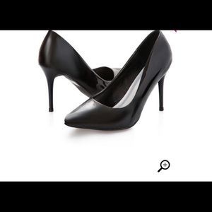 NATASHA POINTY TOE PATENT PUMP - WIDE WIDTH