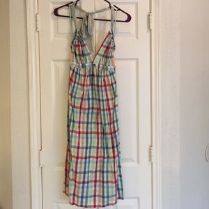 Stripe multi color dress large