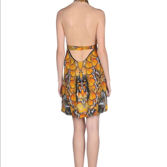 SOLD-Alexander McQueen butterfly print dress 2011 - Picture 2 of 4