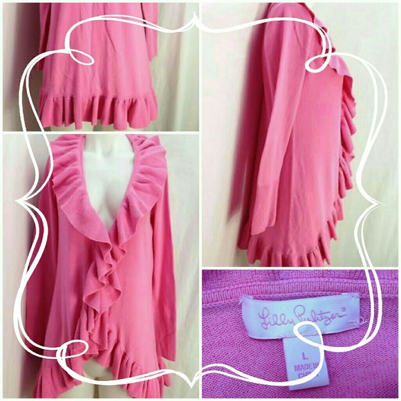 Lilly Pulitzer Ruffle Cardigan