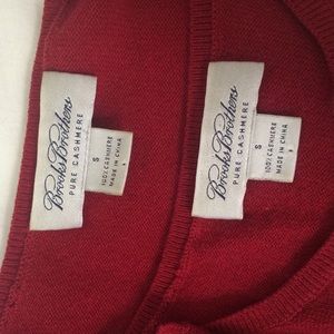 100% CASHMERE BUNDLE Brooks Brothers tank+sweater