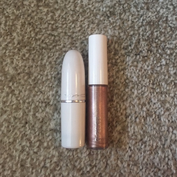 MAC Lipglass & Lipstick duo