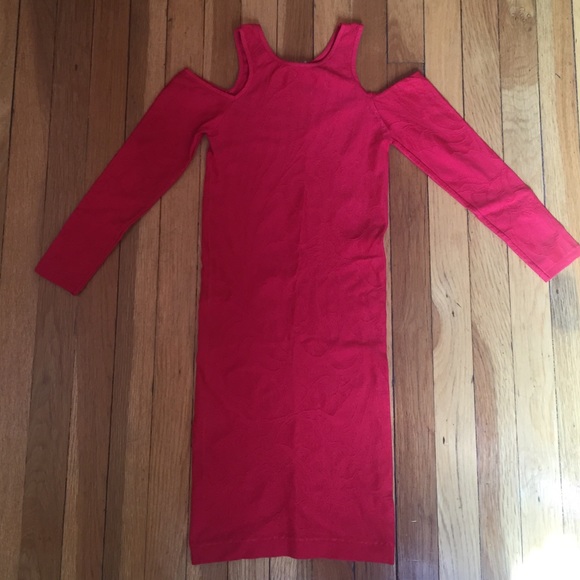 Red bebe dress