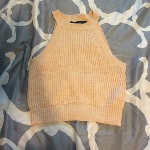 Knitted crop top