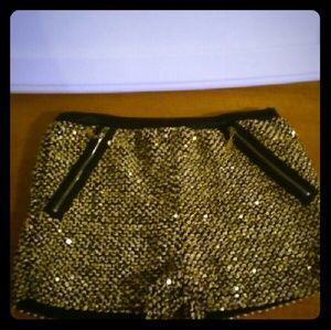 Wishlist gold shorts