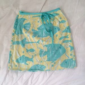Lily Pulitzer Reversible wrap skirt!