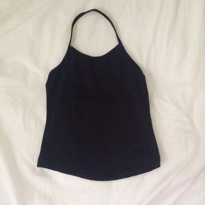 Spandex halter crop top