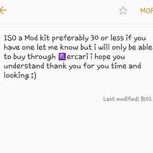 Iso mod kit