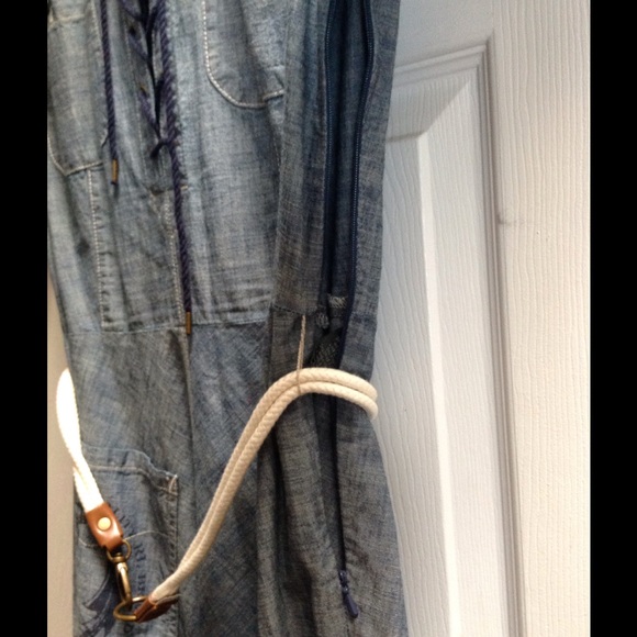 A-line Ralph Lauren dress w/half side zipper/belt - Picture 4 of 4