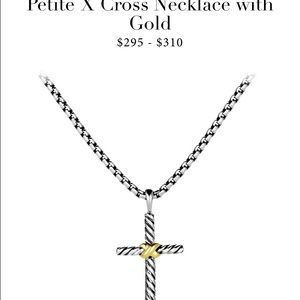 Authentic David Yuman cross necklace