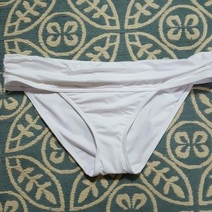 Victorias Secret White Bikini Bottom Large