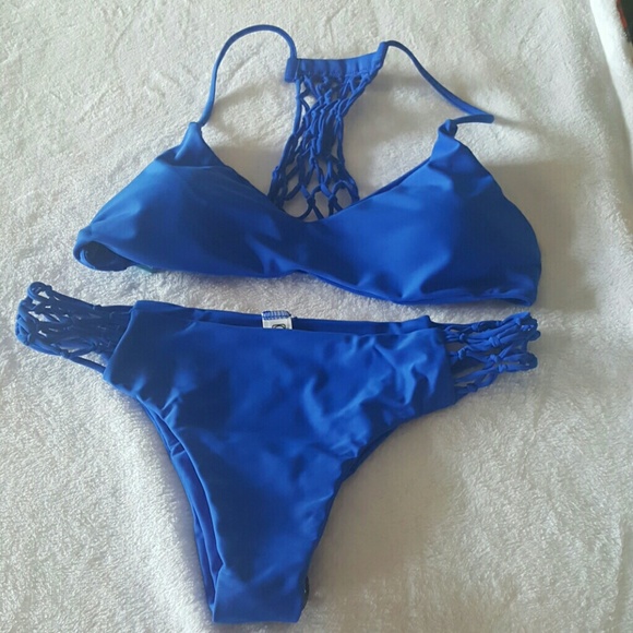 Royal blue bikini