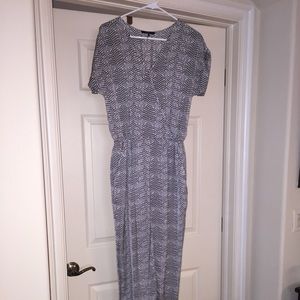 Tart jumpsuit black and white small