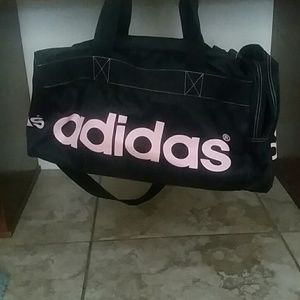 Black and Pink Gym Bag