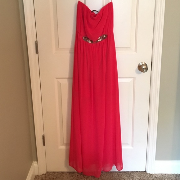 Hot Pink Embellished Dress