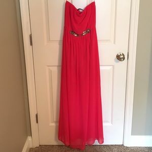 Hot Pink Embellished Dress