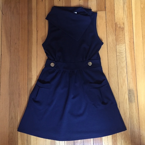 Navy blue Monteau dress