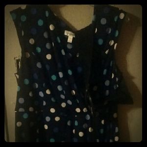 Blue Polka Dot dress