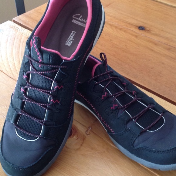 Clarks Bungee Lace Ups Valiee Marble Size 9 Black