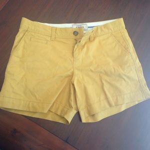 5 inch yellow shorts