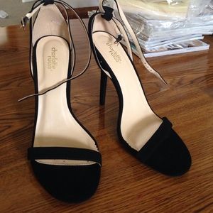 Skinny strapped heels