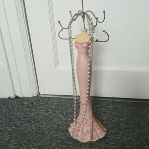 Pearl necklace in silver