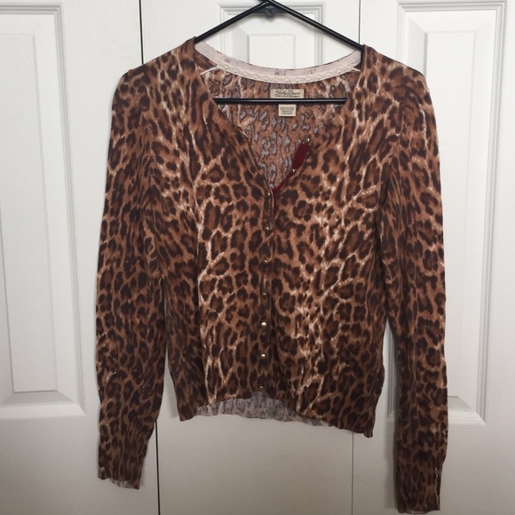 Lucky brand cheetah sweater