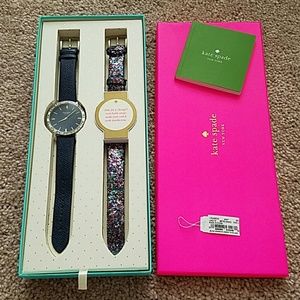 New Kate Spade Metro Watch - Navy/Multi