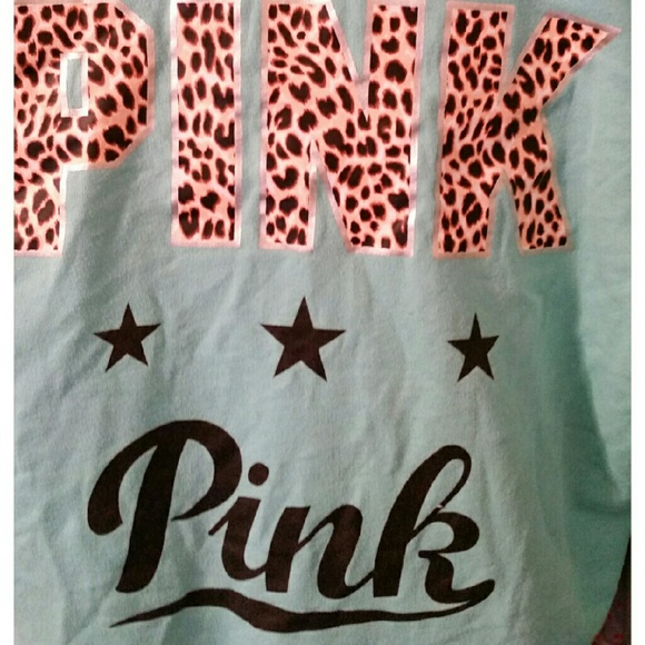 VS PINK Mint Green Hoodie - Picture 1 of 4