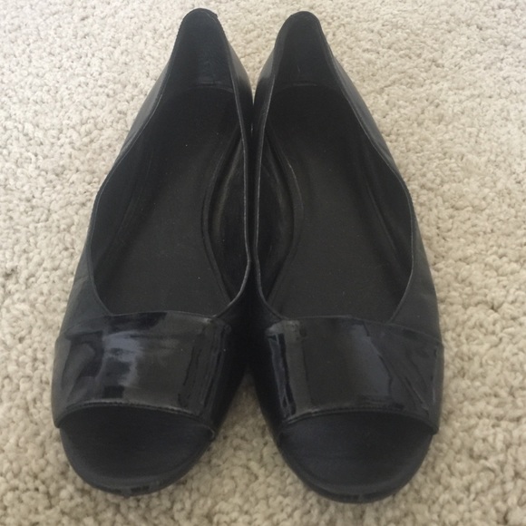 BCBGENERATION Black Leather Flats!!