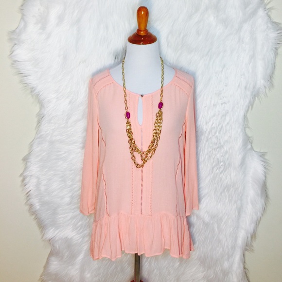 LC Lauren Conrad Antique Romance Top - Picture 2 of 3