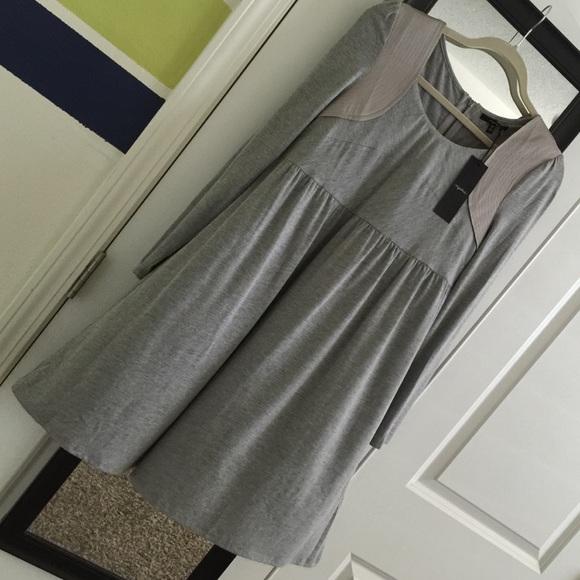 NWT never worn grey baby doll dress