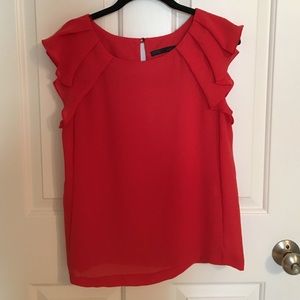 Top With Short Butterfly Sleeves