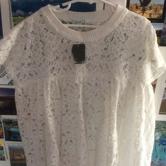 Urban Outfitters Kimchi Blue White Lace Babydoll - Picture 2 of 4