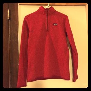 Patagonia Women's Better Sweater: RED Size M