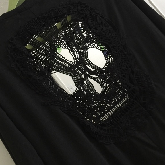 Skull cardigan.