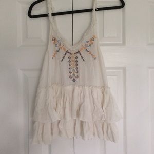 Free people ruffled top