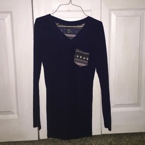 Rue 21 Long sleeve pattern frocket