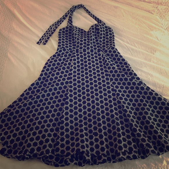 Nine West Cocktail Dress - Black & White - Size 6