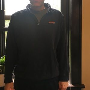 Vineyard Vines Quarter Zip Navy Shep Shirt