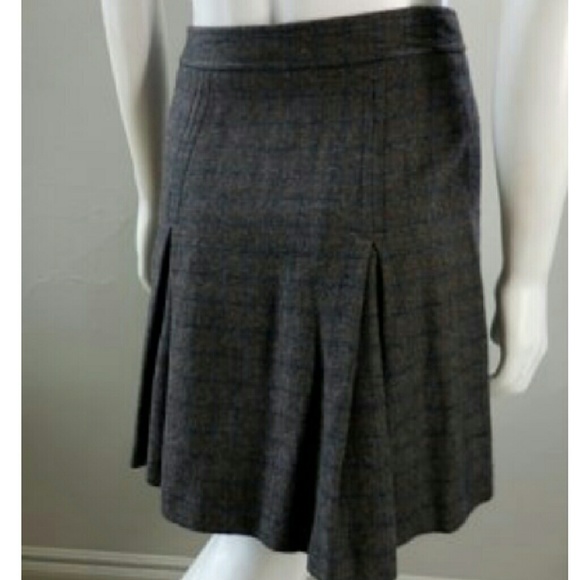 J Crew Like New Plaid Wool Mini Skirt