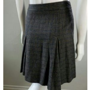 J Crew Like New Plaid Wool Mini Skirt
