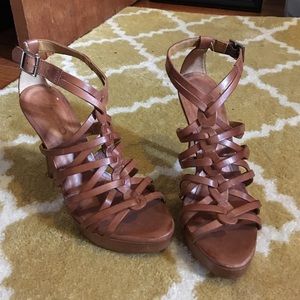 Aldo Leather High Heel Sandal