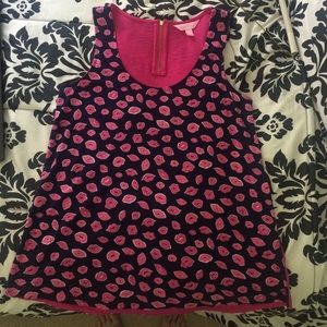 Lilly Pulitzer Kiss Lips Tank Top