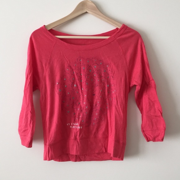 Aerie quarter sleeve tee