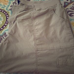 Lane Bryant khaki capris
