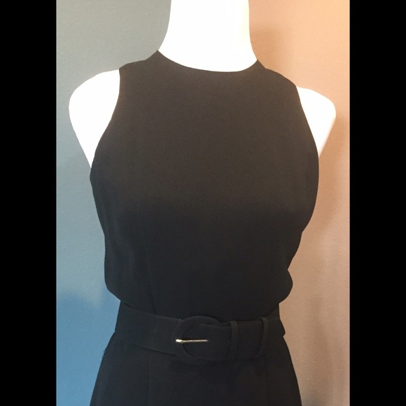 💋Sexy Black Wiggle Dress! Vintage!! Open back!